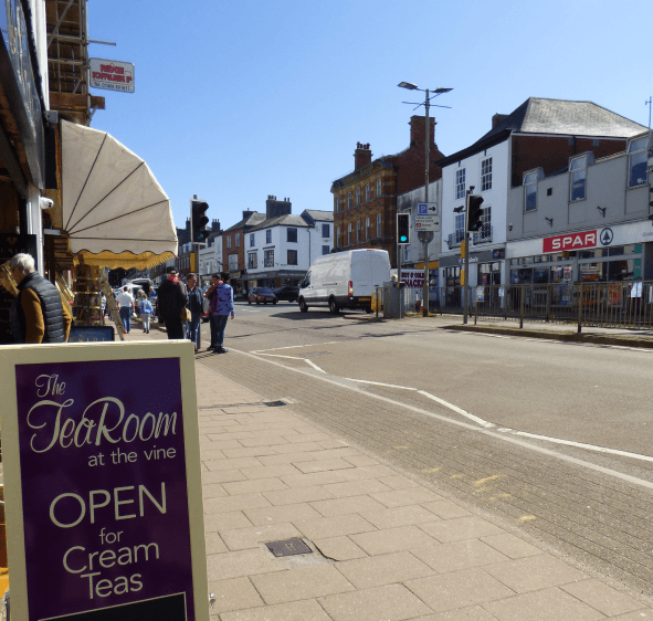 image of honiton high street